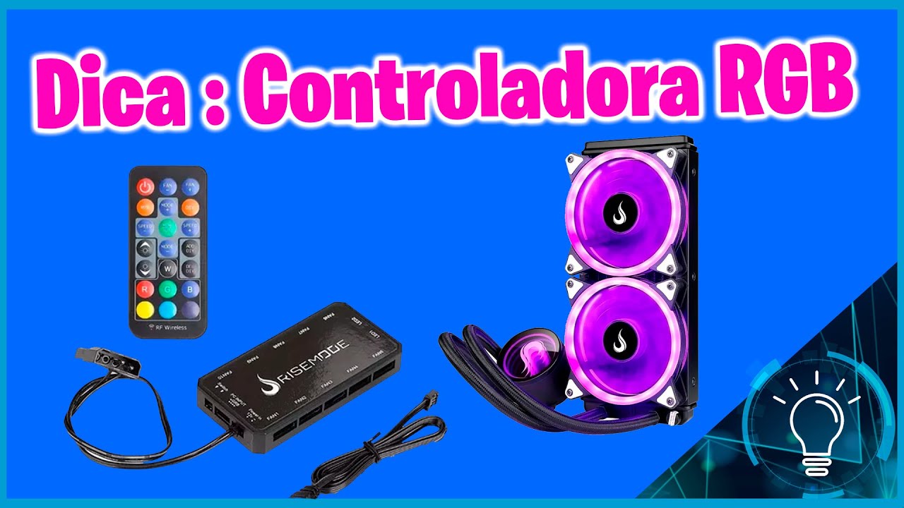 Controlador ARGB Rise Mode detalhado