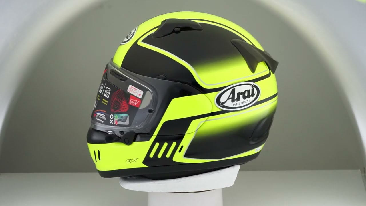 Мото каска Arai Renegade-V Shelby Fluor Yellow