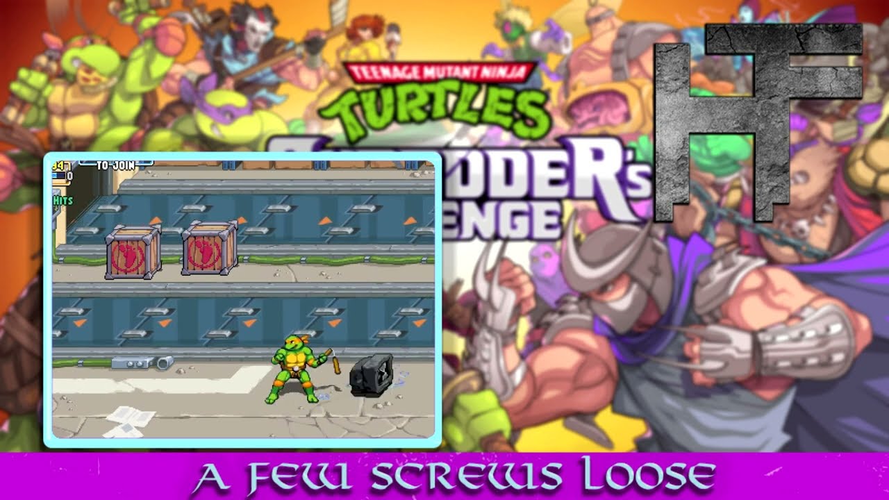 Teenage Mutant Ninja Turtles: Shredder's Revenge - A Few Screws Loose - Metal Guitar Cover