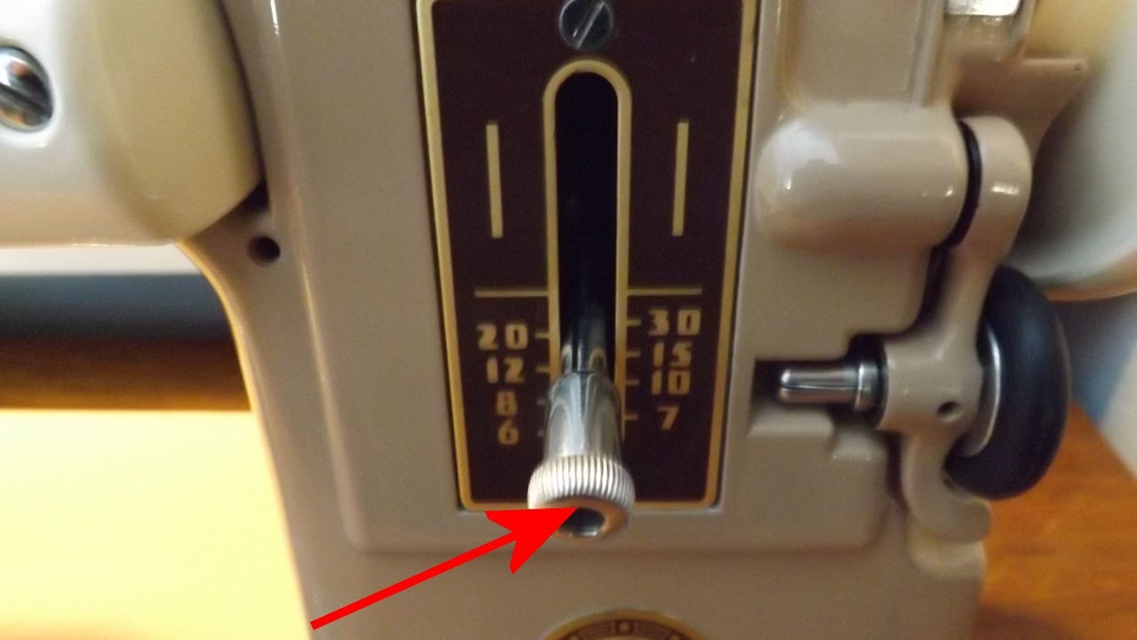 SINGER MODEL 301 - HOW TO REPAIR LOOSE FEED REGULATOR