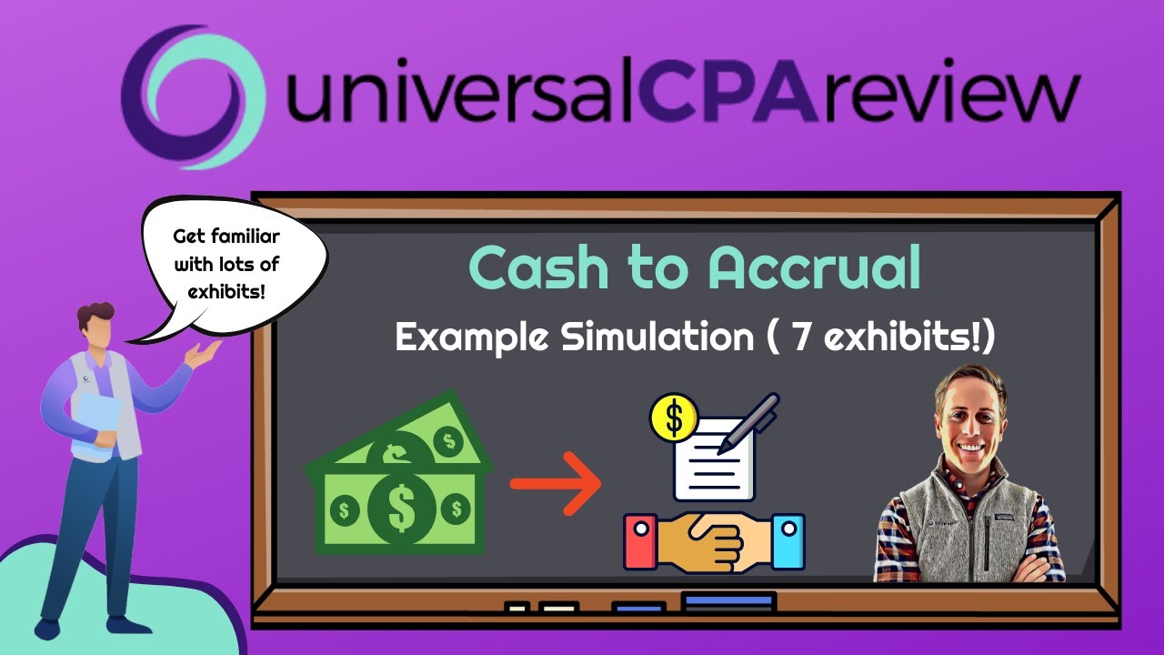 Prepare for a Cash to Accrual Simulation (FAR) | Universal CPA Review