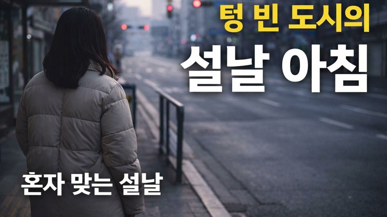 텅 빈 도시의 설날 아침, 잔잔한 시티팝 | 떠난 뒤의 아침