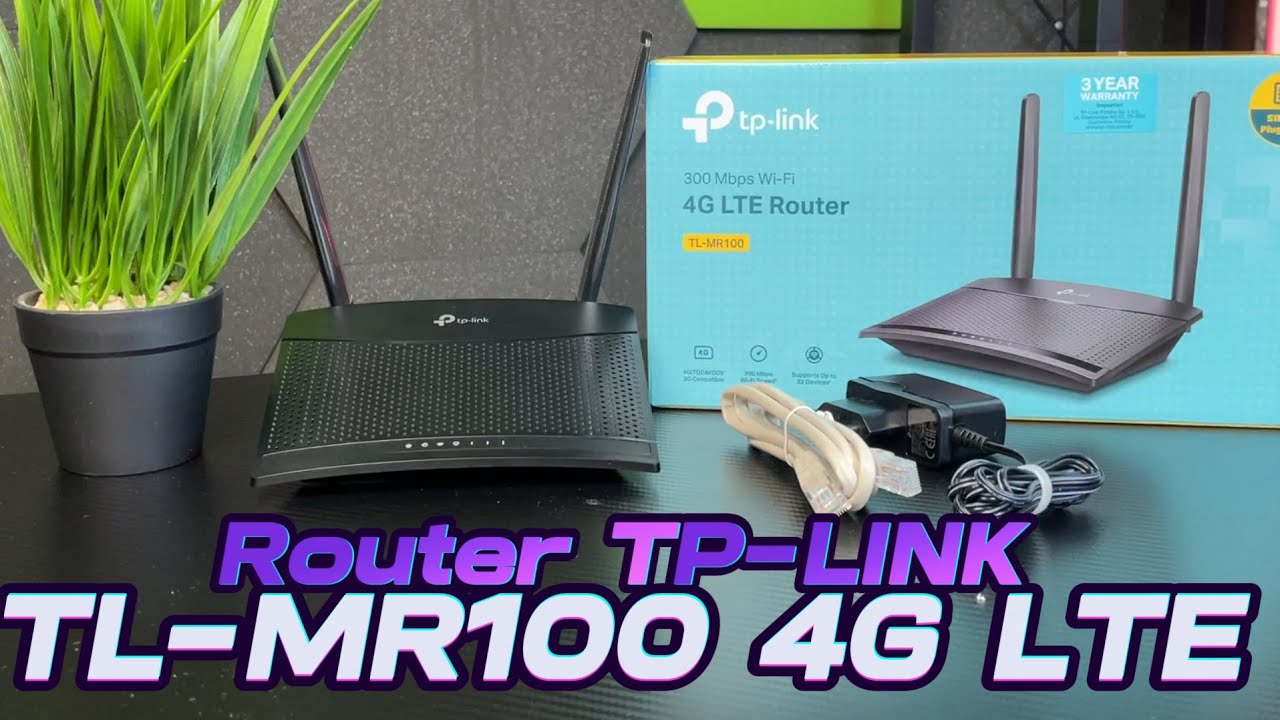 Konfiguracja oraz Unboxing Routera 4G LTE TP-LINK TL-MR100