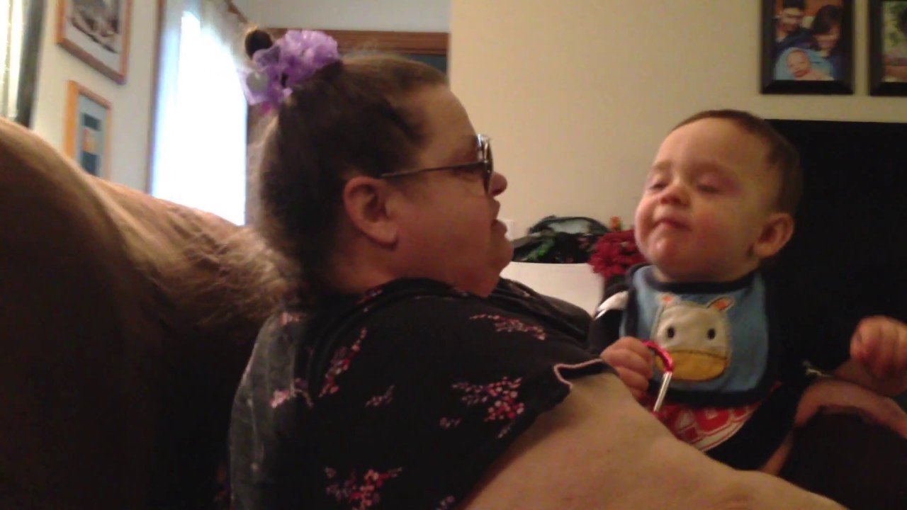 Special great grandma kisses and the crocodile song.