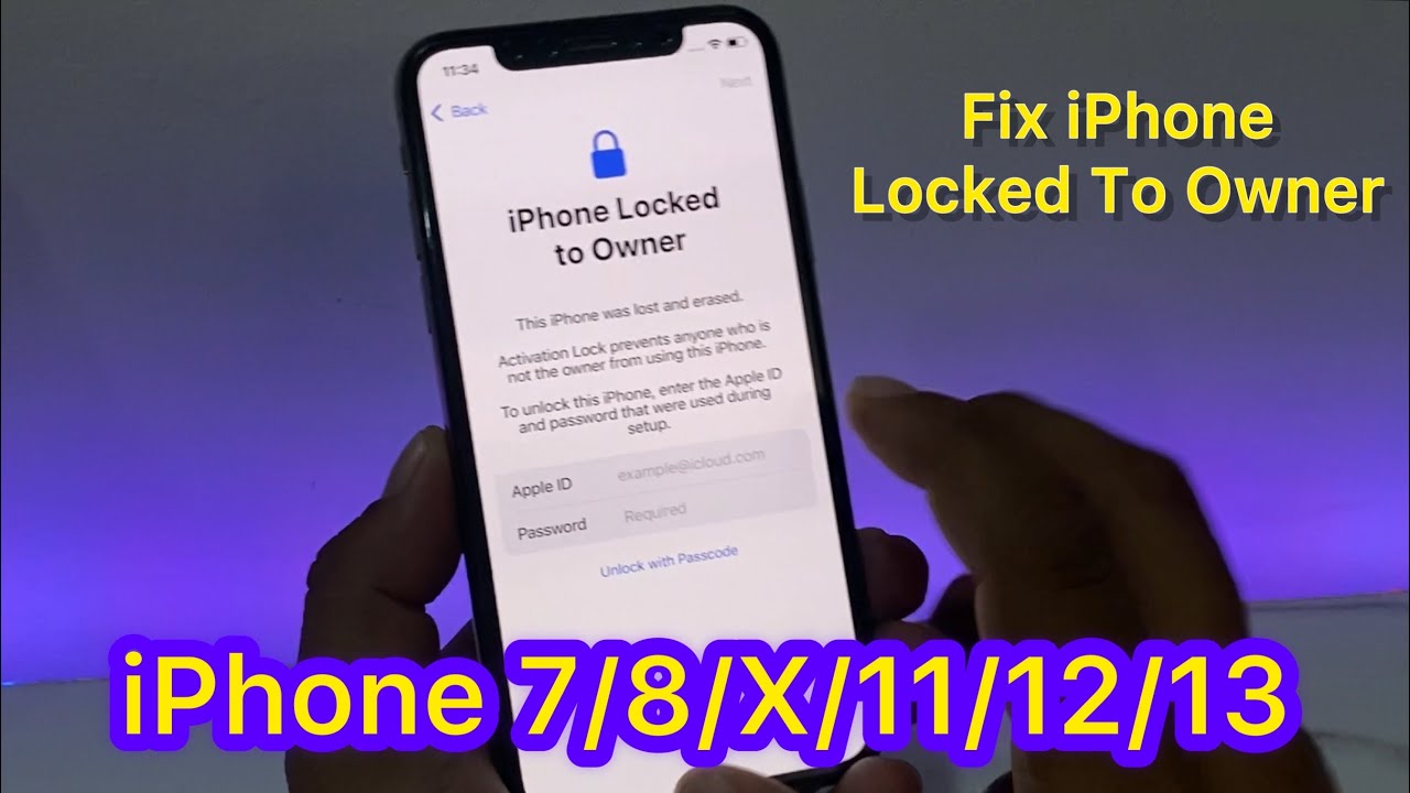 Новый метод активации (удаление Apple ID) для исправления блокировки iPhone на iPhone X/Xs/Xr/11/...