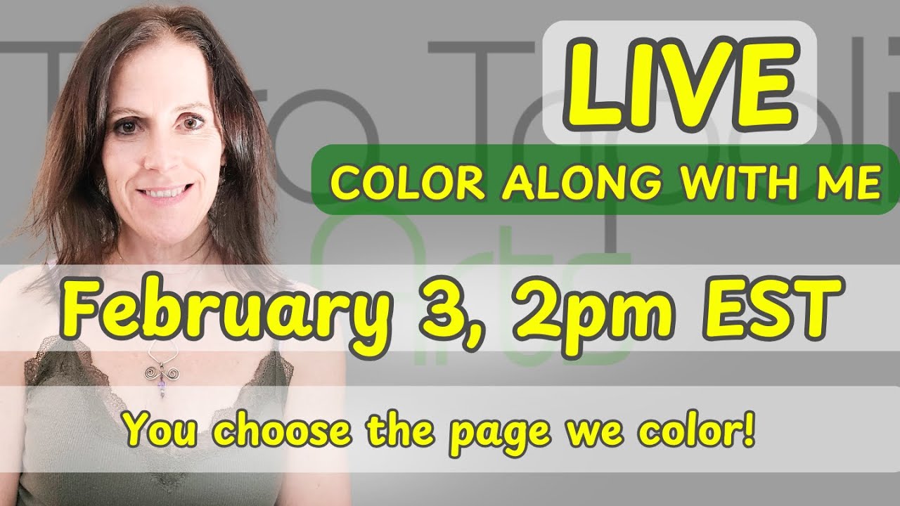 LIVE Adult Coloring Session - Help Me Choose What to Color