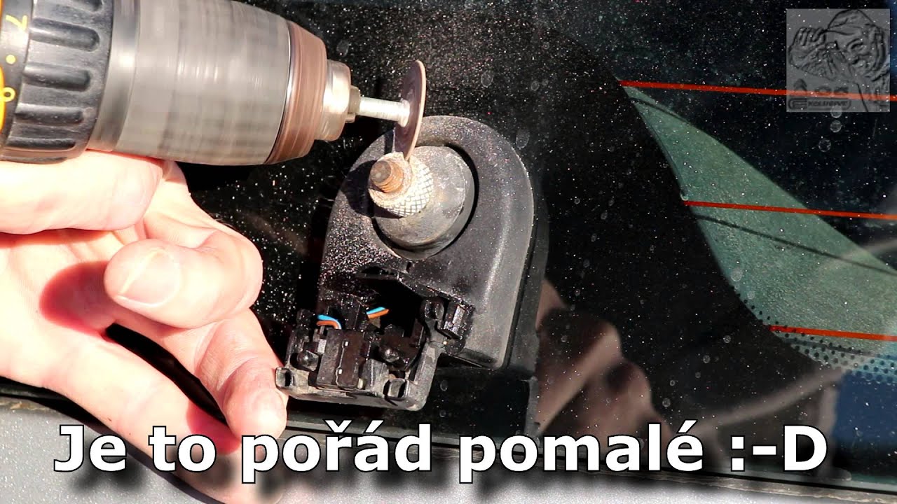 Demontáž zadního stěrače Citroen C5