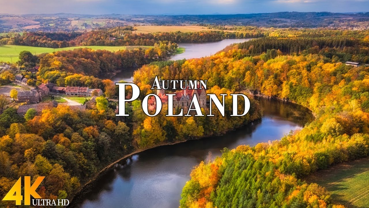 Autumn Poland 4K Ultra HD &bull; Stunning Footage Poland, Scenic Relaxation Film with Calming Music.