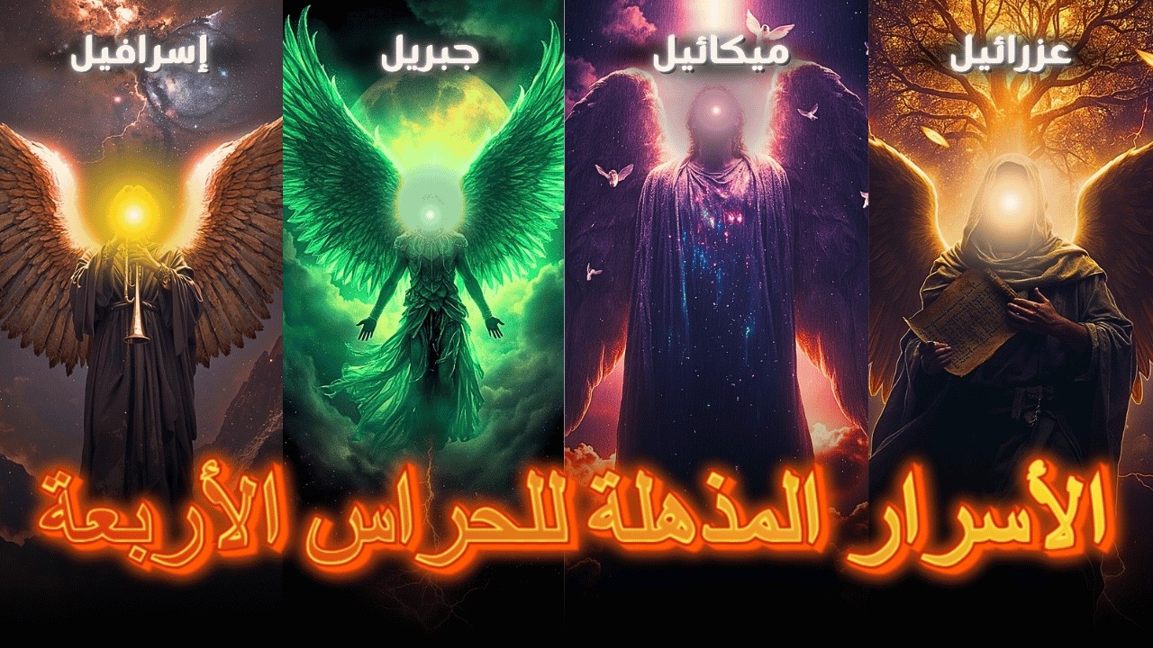 الملائكة الأربعة: ملك واقف منذ آلاف السنين والصور بشفتيه.. والآخر يراقبك 40 مرة يومياً!