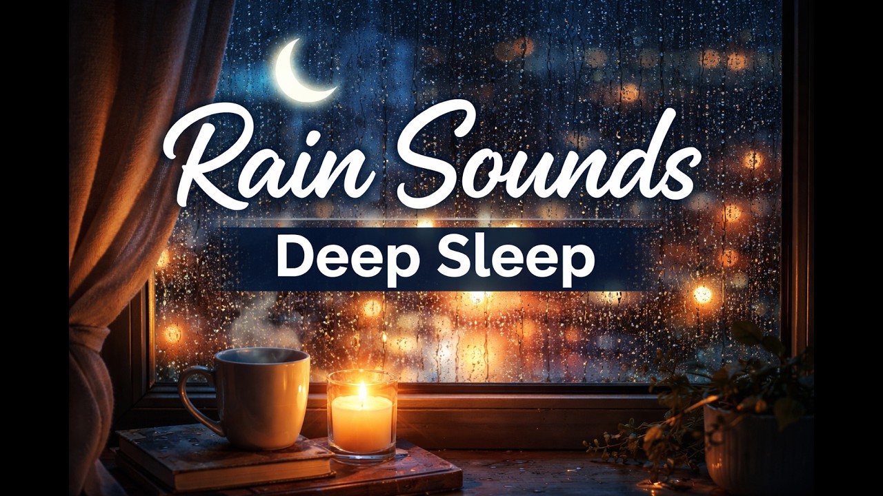 Relaxing Rain & Piano Music for Sleeping 🌧️