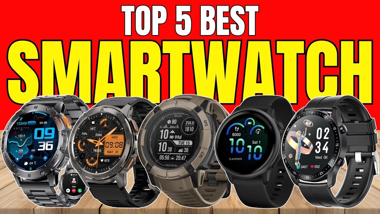 Best Smartwatch on Amazon 2026 | AMOLED, GPS & Rugged Smartwatches