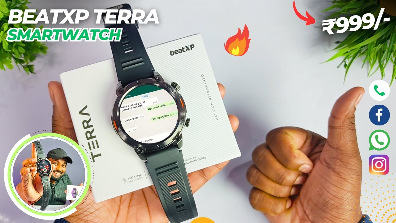 beatXP Terra Smartwatch | Best Round Dial Smartwatch Under 1500 😍| Review 🔥