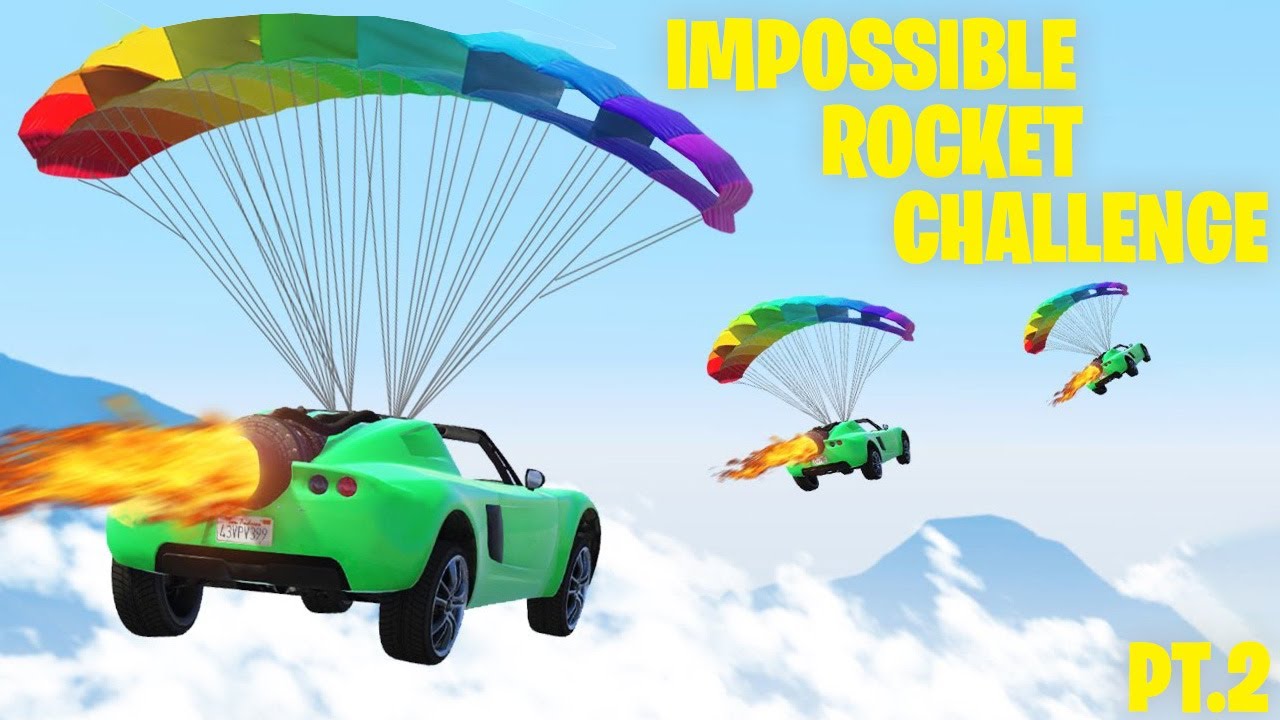 Impossible Rocket Challenge | GTA 5 Stunt Races | Pt.2 - Black Fox