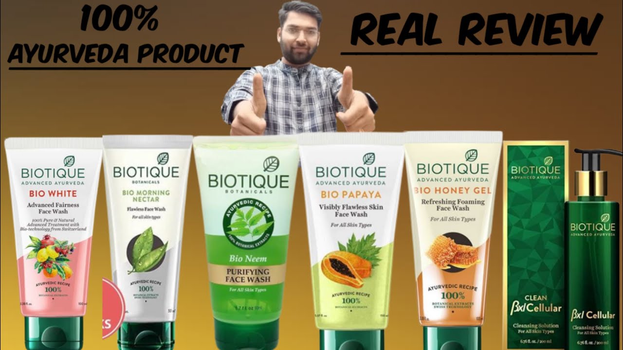 Biotique top 6 face wash real review