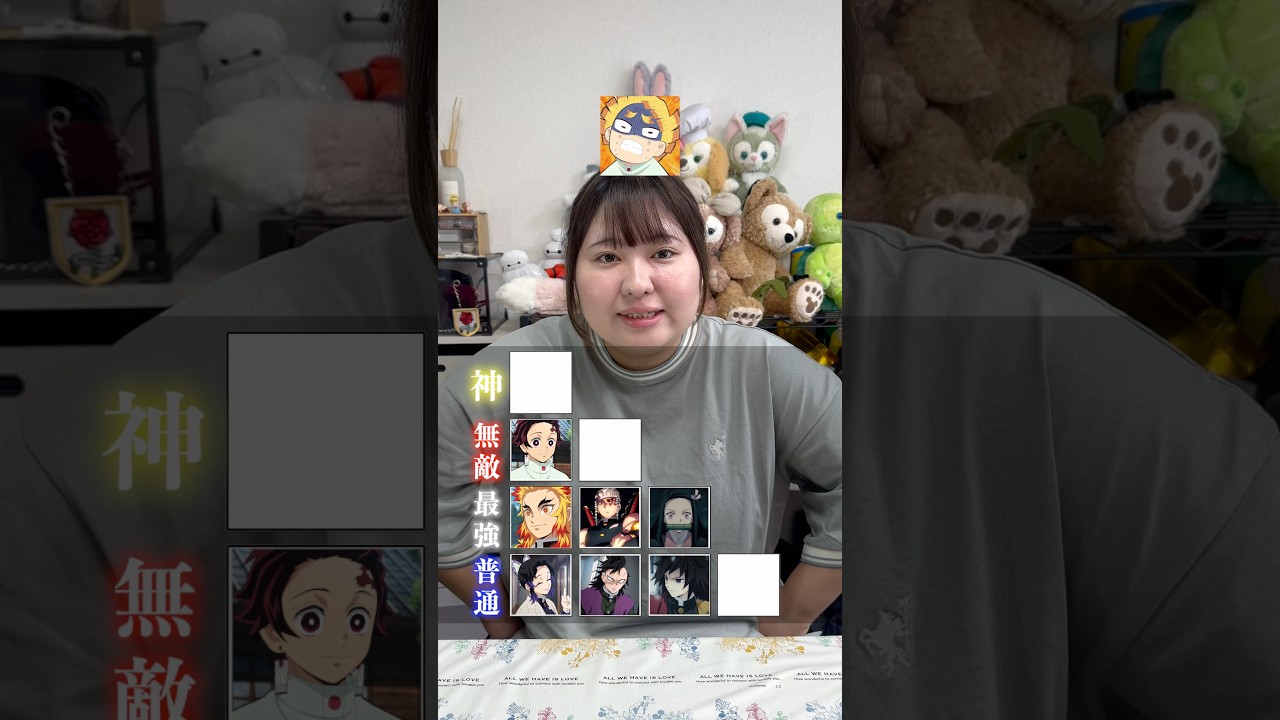 鬼滅の刃ランキングTier表作ってみた！#鬼滅の刃