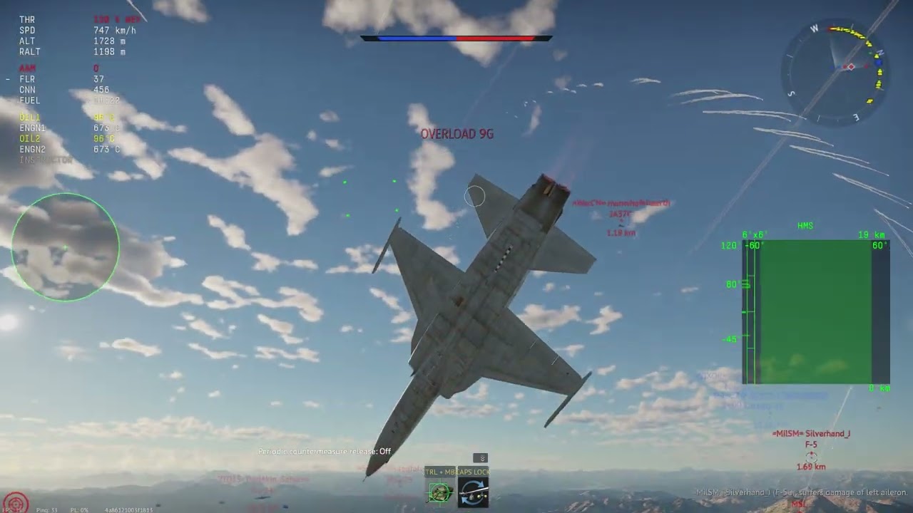 War Thunder - F-5T SCU 6 kills game - May 2nd