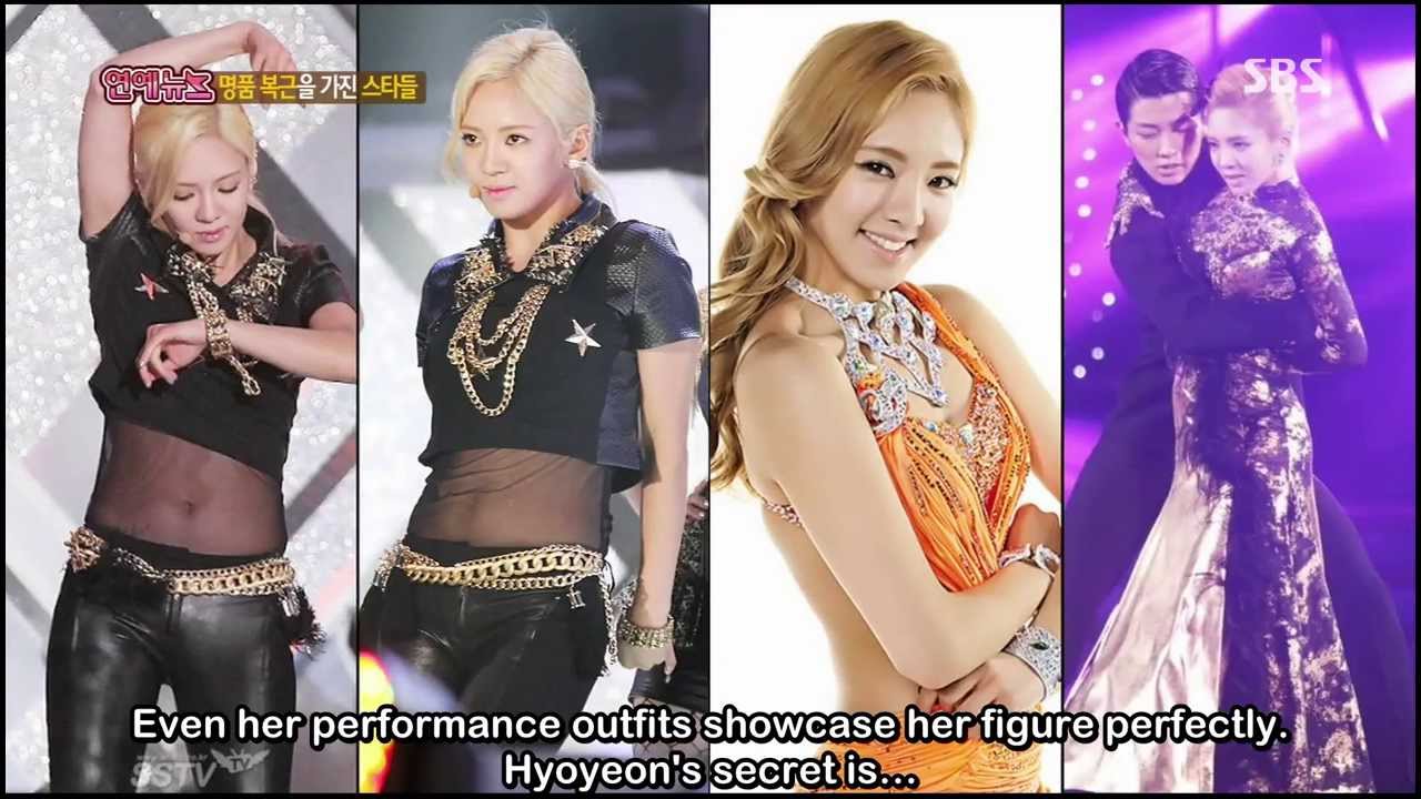 130819 Stars with Luxurious Abs! - Hyoyeon & Yuri [ENG]