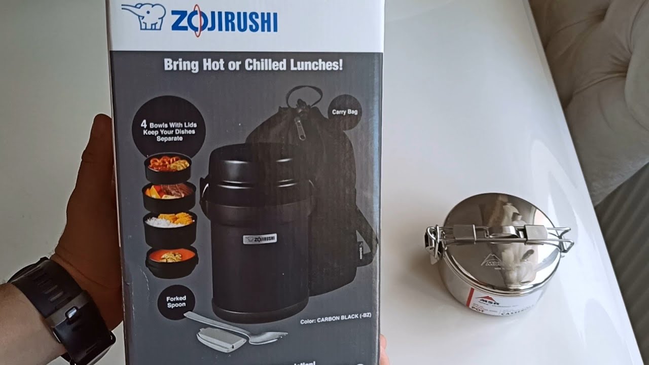 Zojirushi SL-JBE14BZ Mr. Bento (yemek termosu), MSR 475 ml Alpine Stowaway Pot (mini tencere)