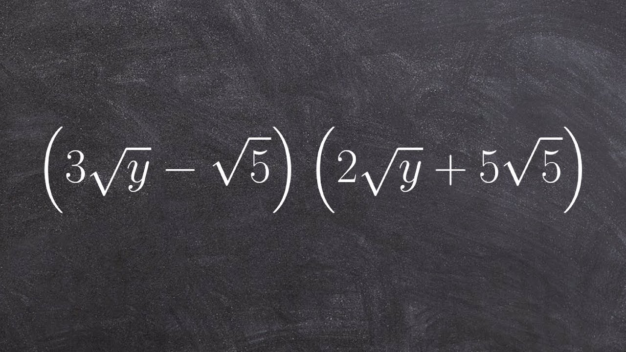 Applying Foil to Multiply Two Binomial Radical Expressions