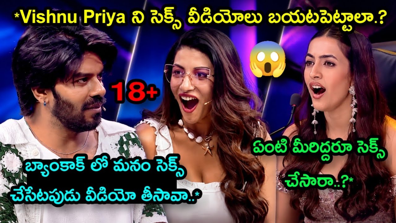 Sudigali Sudheer Shocking Comments On Anchor Vishnu Priya At Recent Show Niharika Konidela Trolls 