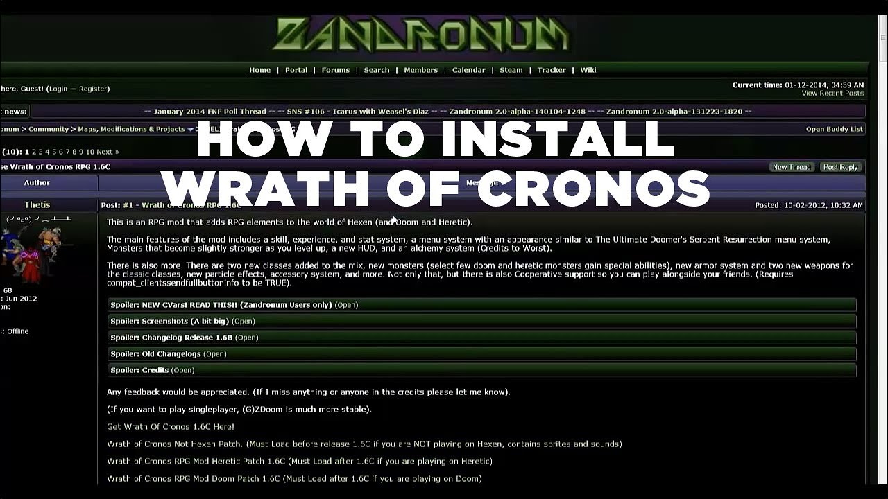How to Install Wrath of Cronos on a Windows PC