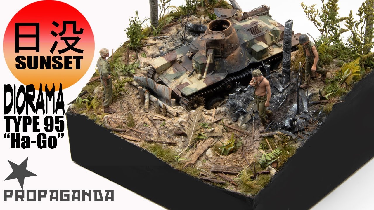 DIORAMA - Start to Finish: Type 95 Ha Go - 日没 