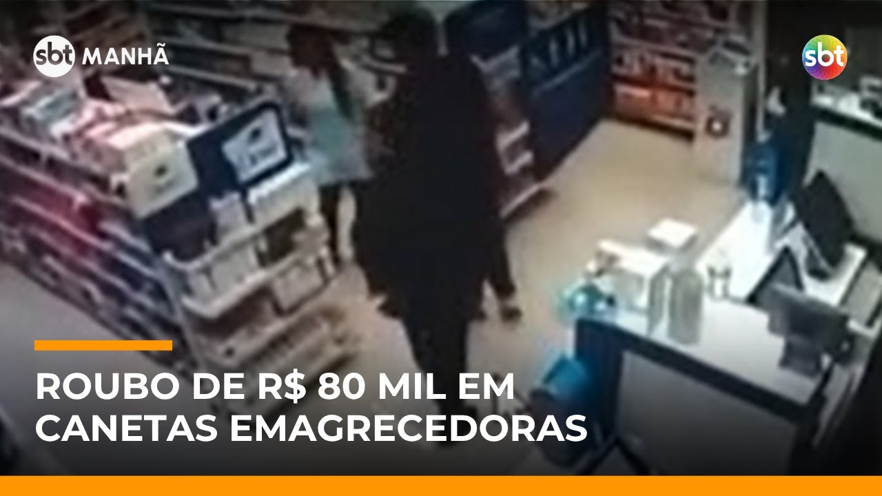 PM impede trio e recupera R$ 80 mil em canetas emagrecedoras em tentativa de assalto | #SBTManha
