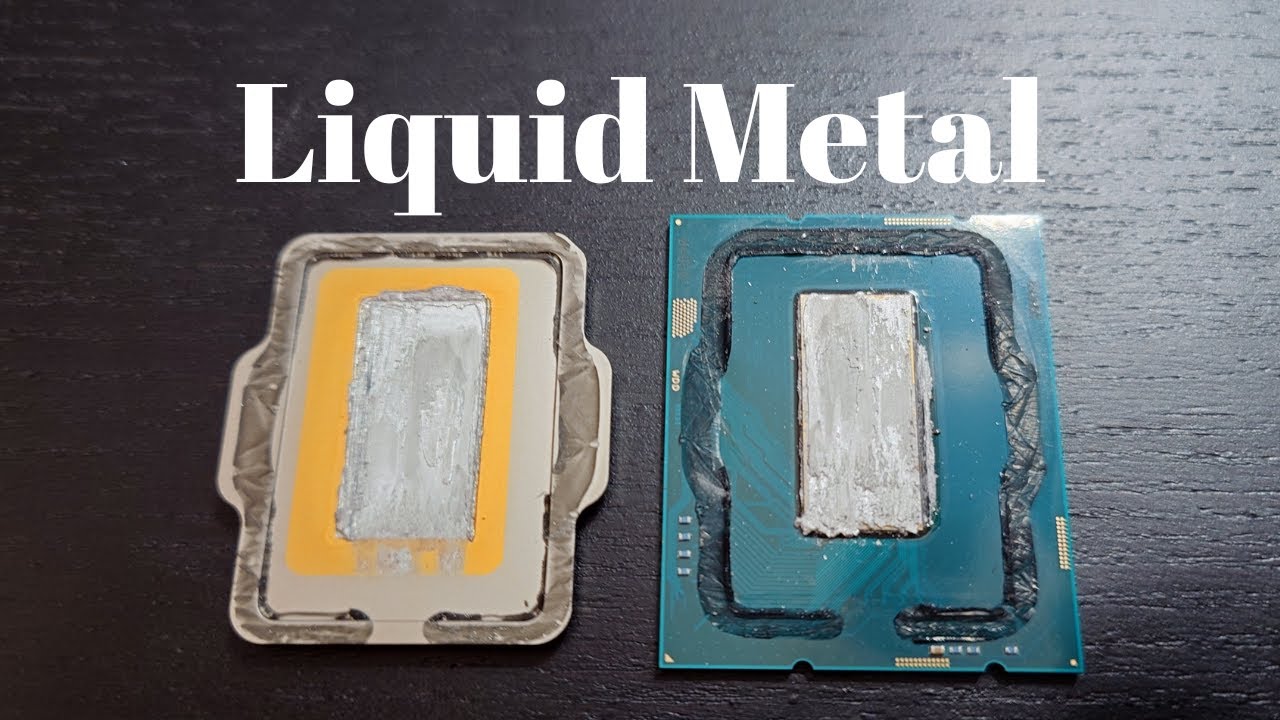 13900KS Delid Liquid Metal Application and EK Water Block