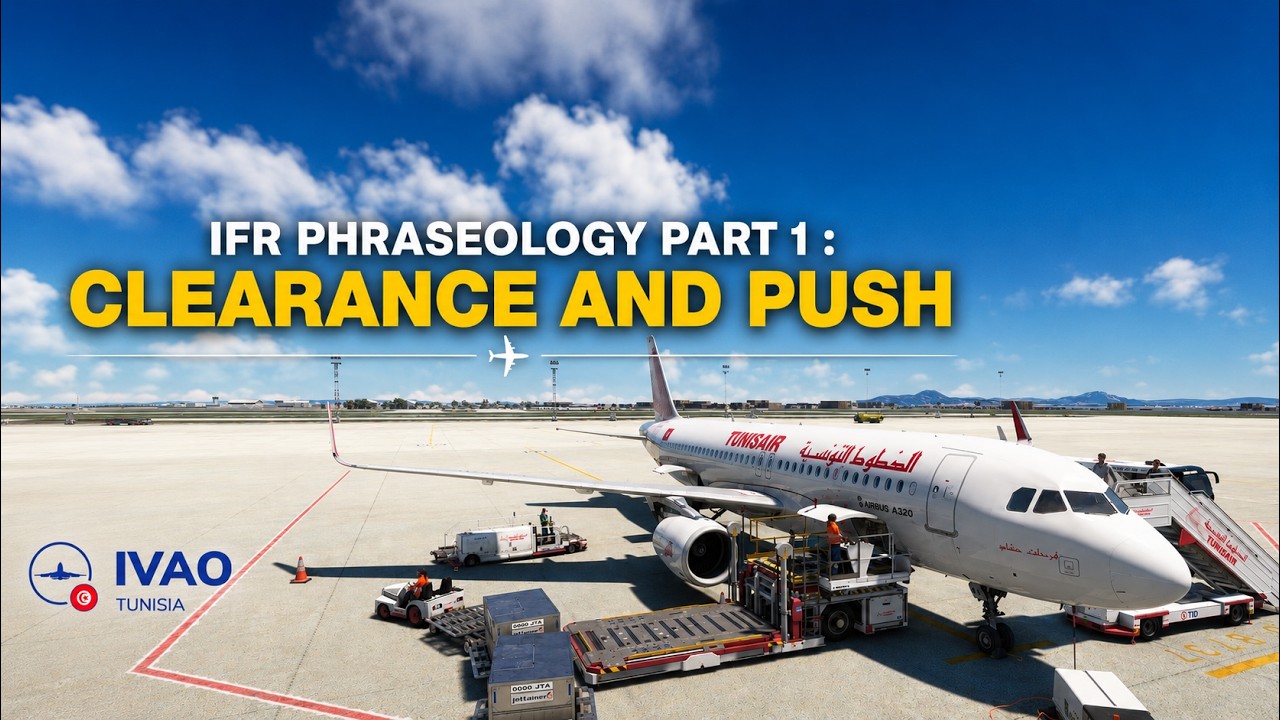 IVAO IFR Phraseology Series | Part 1: Clearance and Pushback