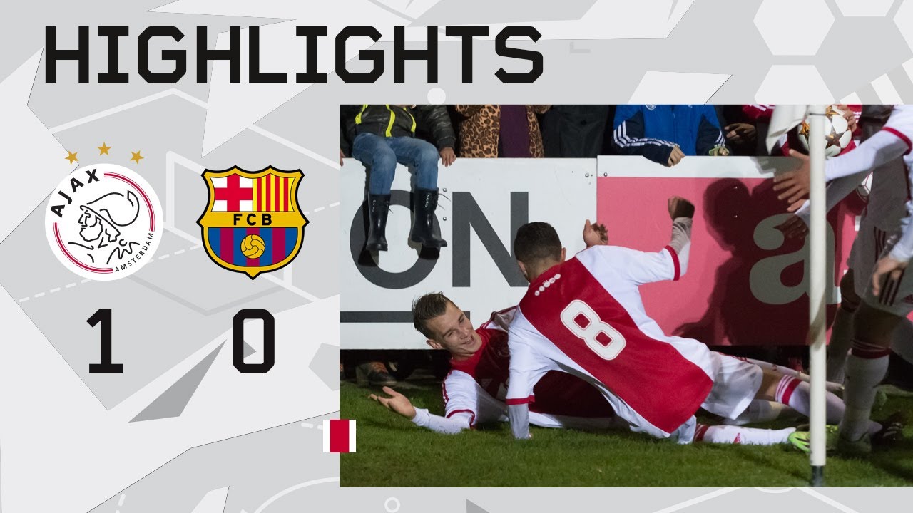 Highlights Ajax A1 - FC Barcelona | UEFA Youth League