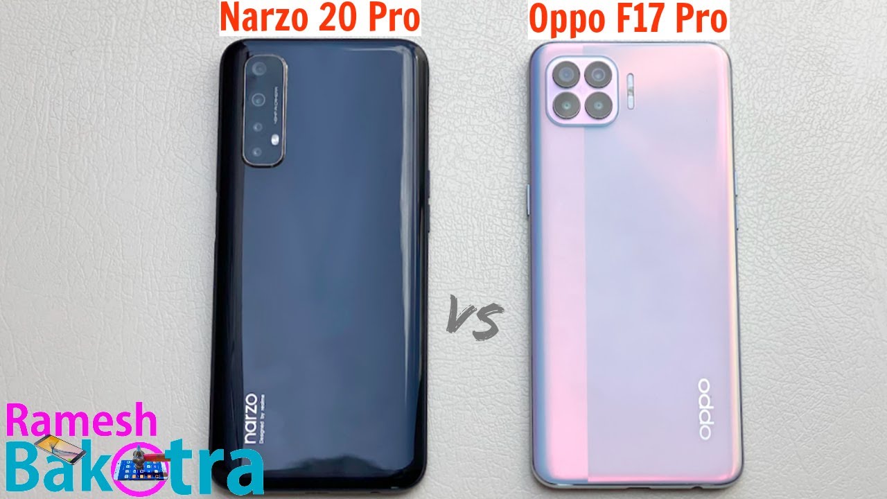 Realme Narzo 20 Pro vs Oppo F17 Pro SpeedTest and Camera Comparison