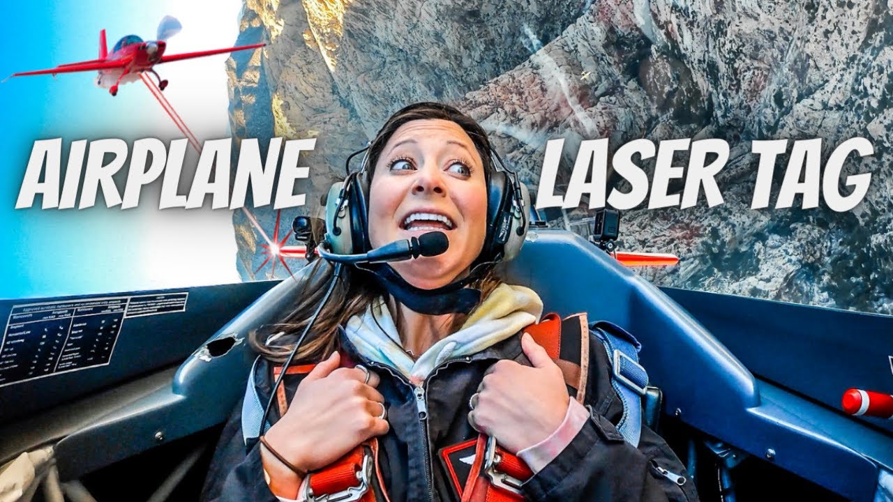PLAYING LASER TAG IN AIRPLANES (winner gets $2,500)