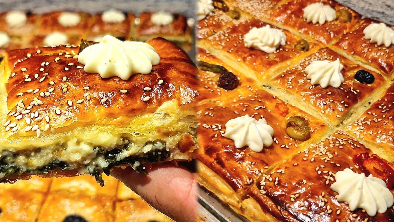 اليوم عدنا أكلة شعبية جزائرية 🇩🇿محبوبة بيتزا كوكاو ولا بيتزا كوفار با صلصتين واش نقولكم علي البنا😋😋