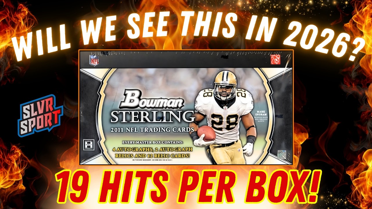 NATIONAL TREASURES REPLACEMENT? - 2011 Bowman Sterling Football Hobby Box Opening