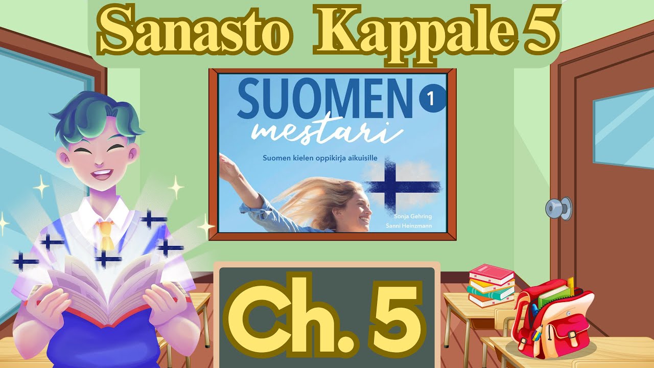 🇫🇮 Learn Finnish Vocabulary &ndash; Suomen Mestari 1, Chapter 5| Finnish-English Words & Pronunciation