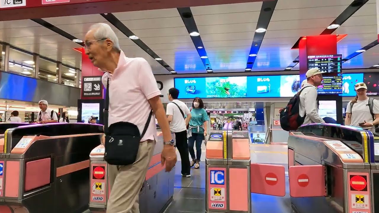 Shinjuku Station Transfer Walk | Keio Line to Yamanote Line | Japan 4K ASMR | Tokyo Silent Explorer