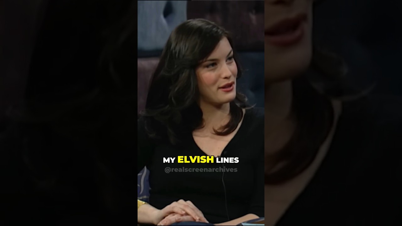 Liv Tyler Speaks Elvish for the First Time