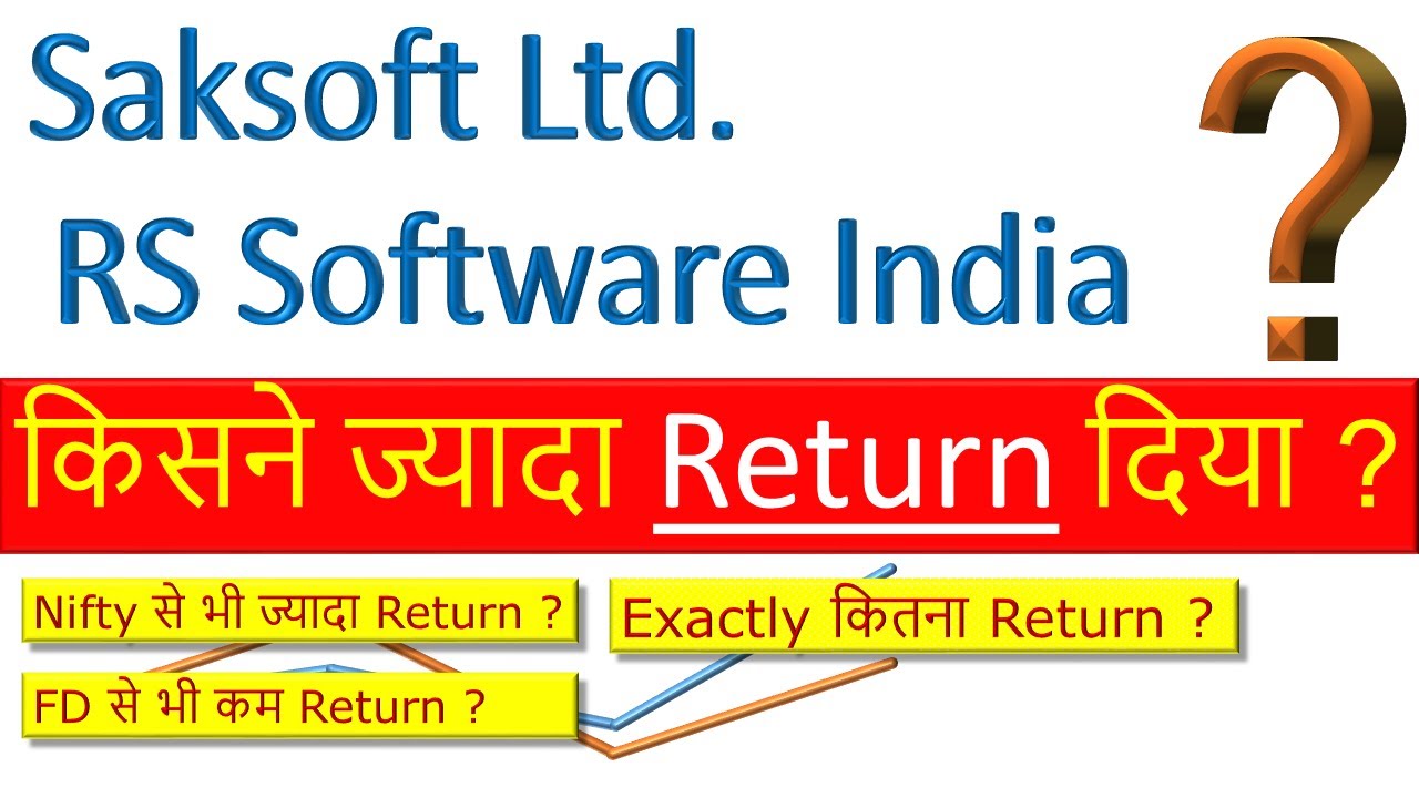 Saksoft Ltd  vs RS Software India