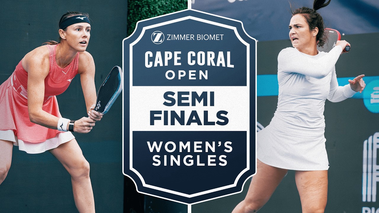 Kaitlyn Christian vs Lea Jansen at the Zimmer Biomet Cape Coral Open