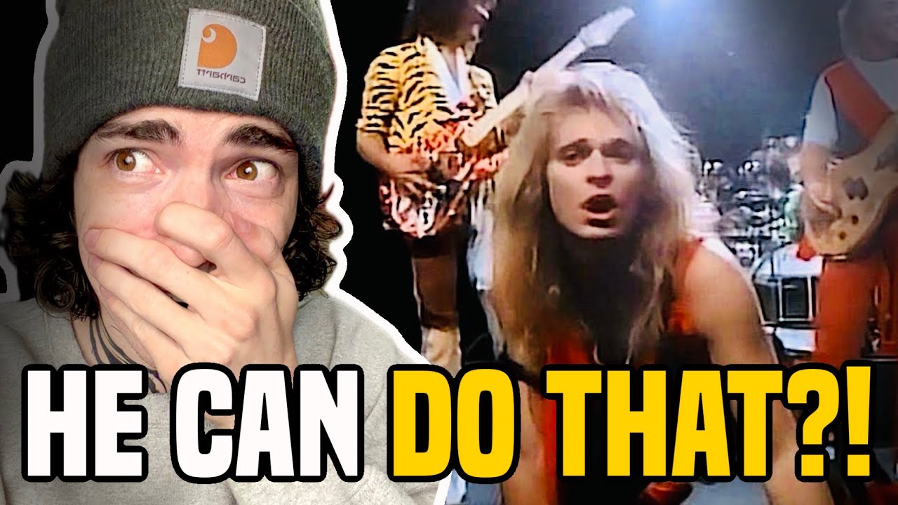 HE'S SO FLEXIBLE!? GEN Z METALHEAD First Time Reaction to Van Halen - Jump