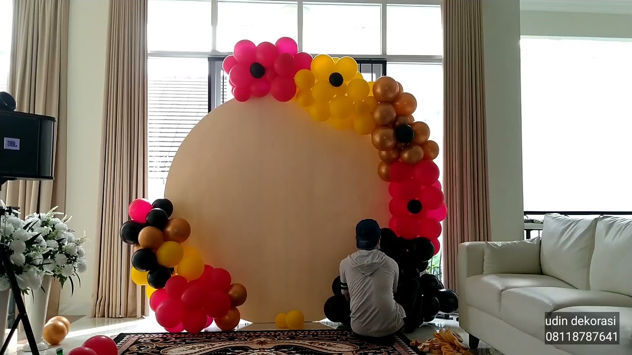 Mudahnya membuat backdrop Styrofoam  minimalis
