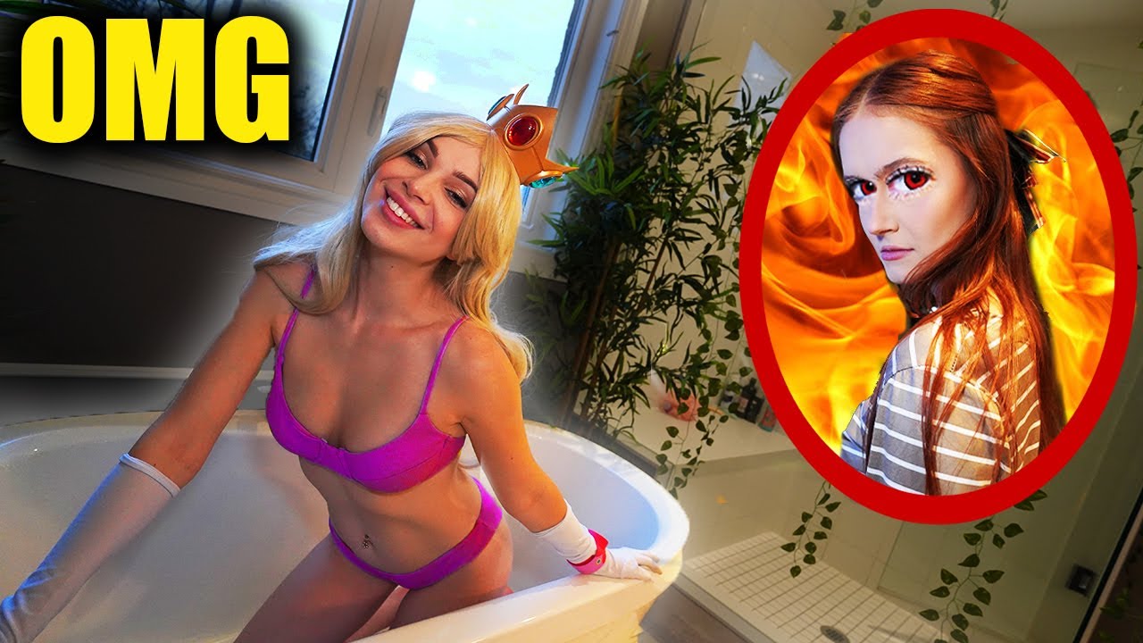 M3GAN CAUGHT PEACH IN OUR BATHTUB!🍑🤖 (whose side am I on?)