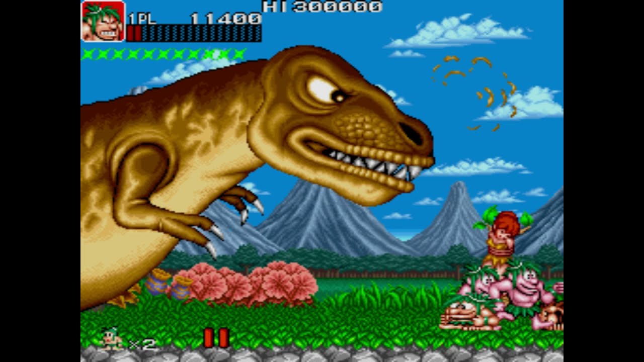 Joe & Mac/Caveman Ninja By Data East 1991
