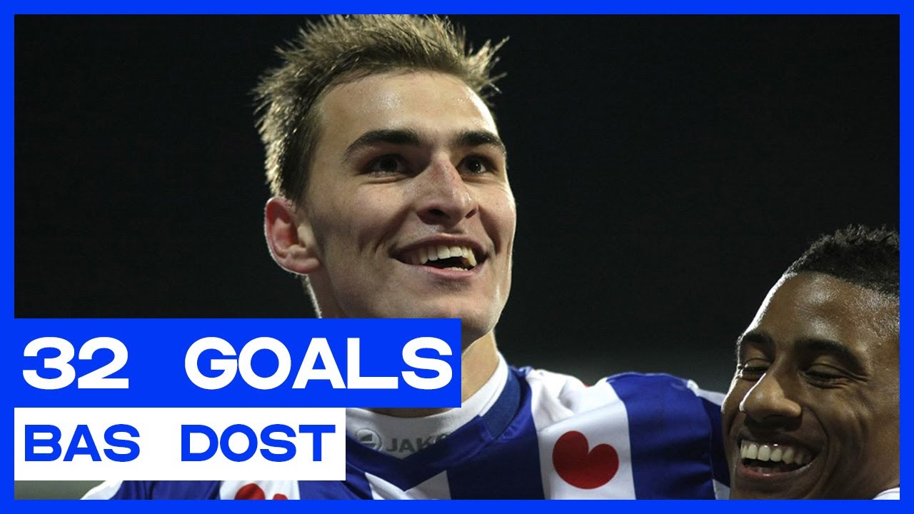 Deze 32 goals kroonde Bas Dost tot topscorer in het Eredivisie-seizoen 2011/2012