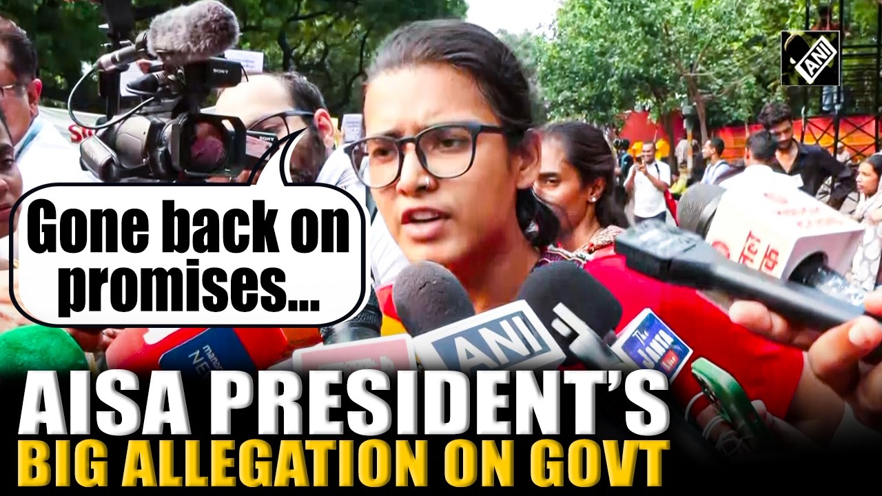 &ldquo;Govt gone back on promises&hellip;&rdquo;, alleges AISA National President Neha Bora on detention of protestors