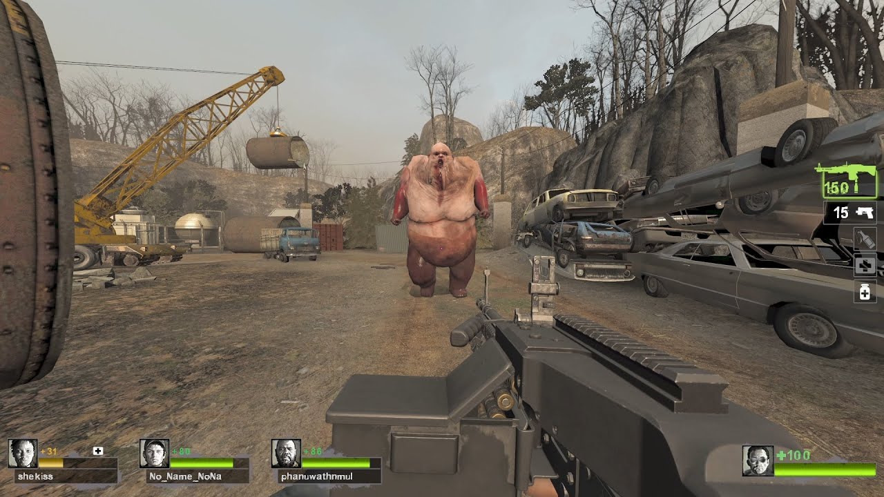 Left 4 Dead 2 Expert Gameplay M60E4 EFT Weapon Anim Mod