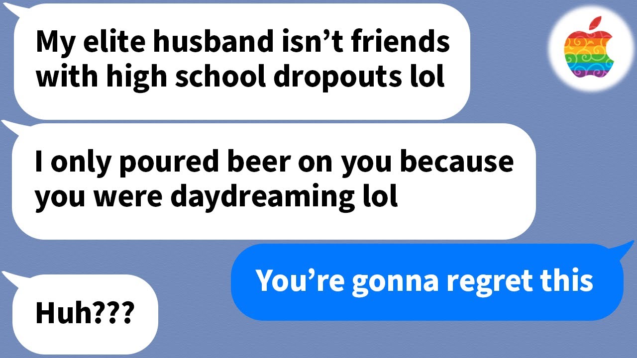 【Apple】 My client's wife poured beer on me and asked me to leave...