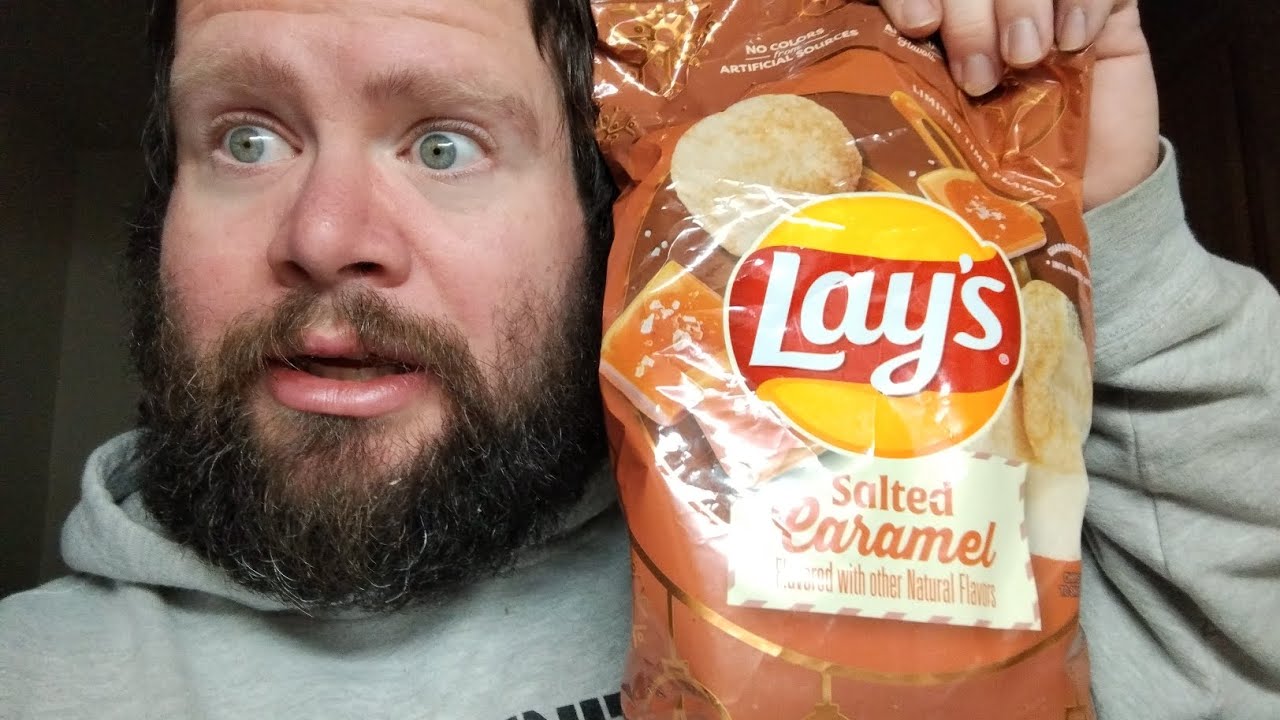 Lays Salted Caramel Chip Review 