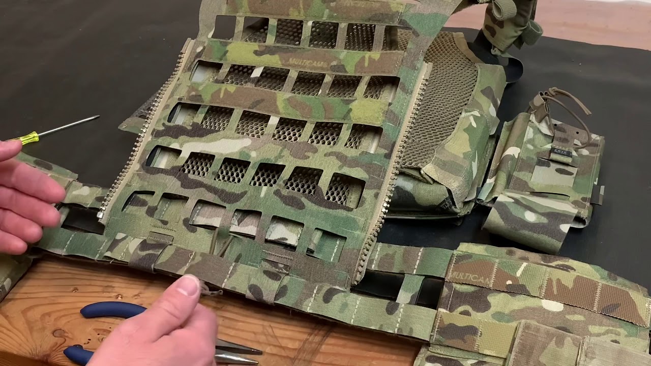 Установка поясного бандажа Crye SPC Structured Plate Carrier