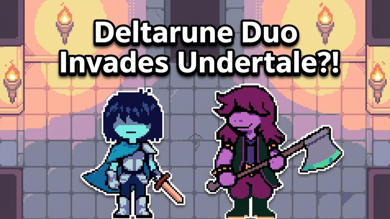Deltarune Meets Undertale?! Kris and Susie Are HERE! Will We See Sans? #shorts